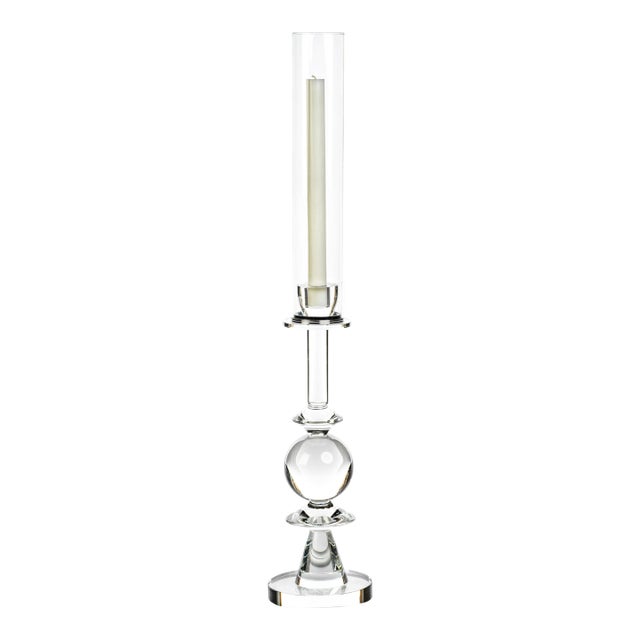 Valentina Crystal Candle Holder - 25.5" For Sale