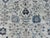 Textile Oushak Turkish Rug, Ivory and Blue 8'4" X 9'10" For Sale - Image 7 of 9