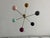 Mid-Century Modern Multi Color 6 Arm Brass Sputnik Chandelier | Mid Century Modern Pendant Light For Sale - Image 3 of 7