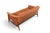 Mid 20th Century Folke Ohlsson Walnut Framed Mid Century Loveseat For Sale - Image 10 of 11