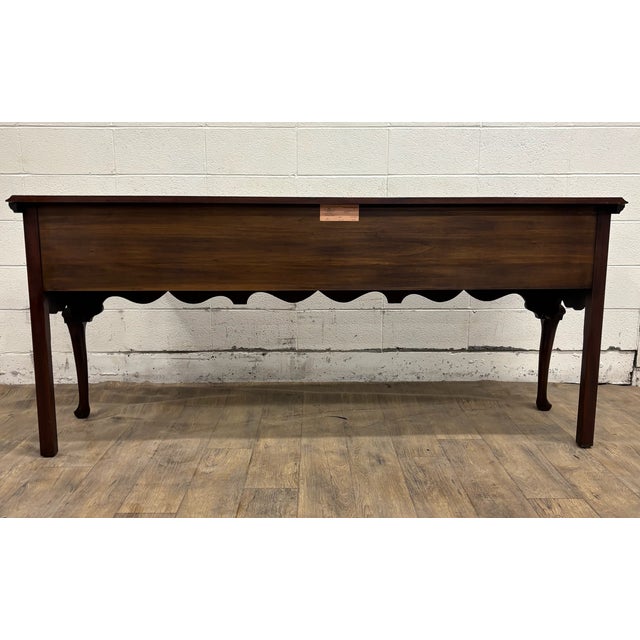 Vintage Henkel Harris Queen Anne Style Jamestown Colony Sideboard Buffet Credenza For Sale - Image 12 of 14