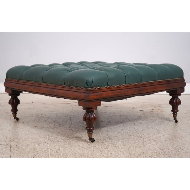 Age: Approx: 30 Years Old Details: Brass Capped Feet & Casters Fine Carved Details High Quality Construction Nice Tooled...