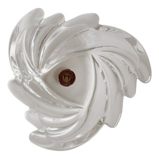 Vintage Glass Bowl by Walther Glass For Sale