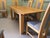 Vintage Dining Table and Chairs in Golden Oak, 1970, Set of 7 For Sale - Image 4 of 8