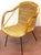 Pair of Italian Bamboo and Rattan Club Chairs Attributed to Franco Albini, Italy, 1950s A sculptural and highly refined...
