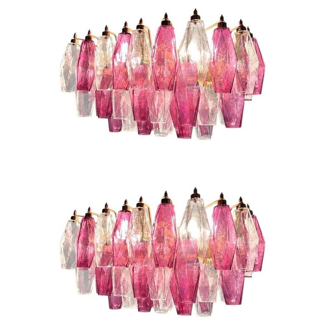 Italian Chandeliers Murano Glass, 1990, Set of 2 For Sale - Image 11 of 11
