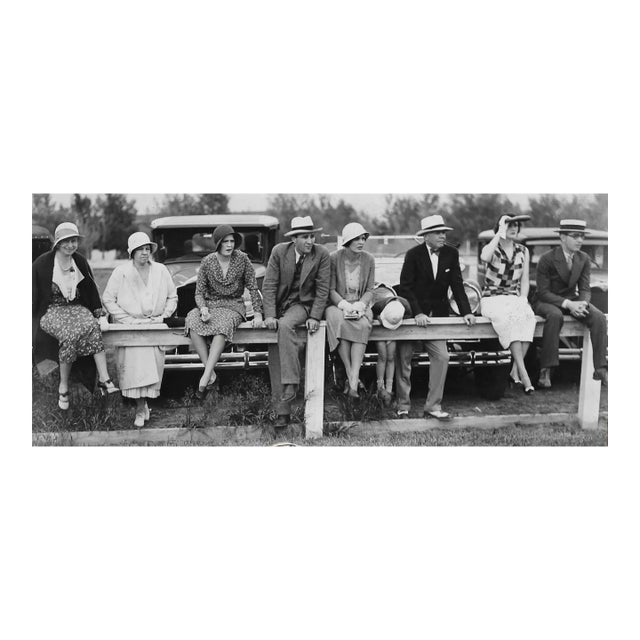 1931 Denver Polo Club Spectators Photograph For Sale
