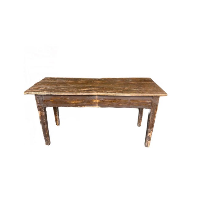 Traditional Restored Wooden Console Table For Sale - Image 3 of 3