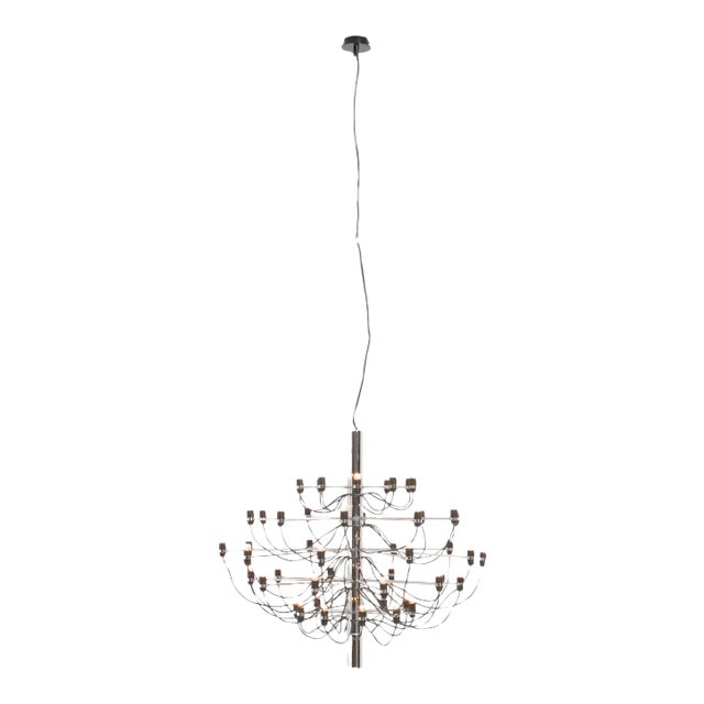 Large Chandelier by Gino Sarfatti for Arteluce For Sale