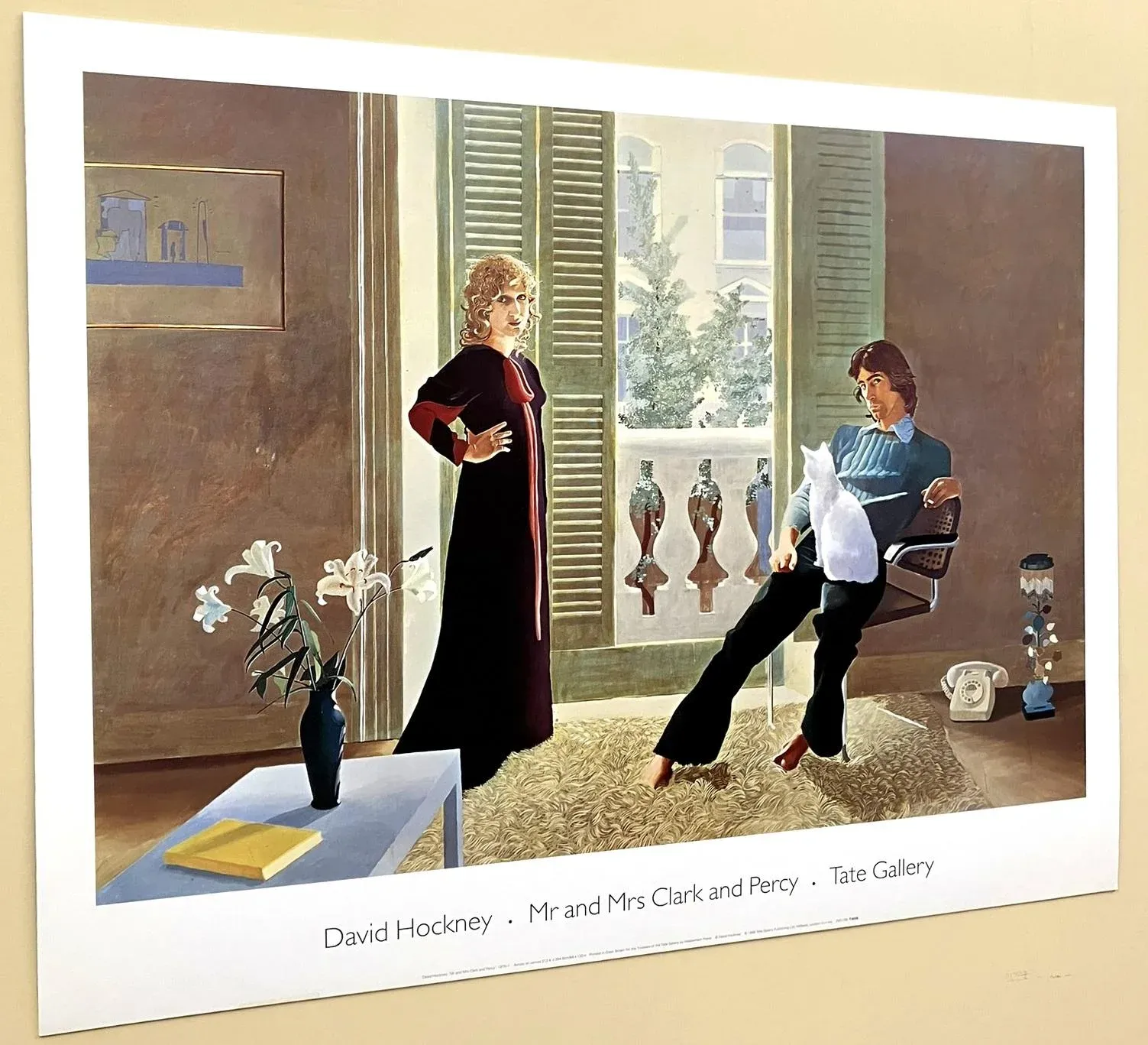 David Hockney Mr and Mrs Clark and Percy Original Tate Gallery