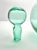 Contemporary Hand Blown Glass Bubbles Mint Forest Green Decanter & Stand For Sale - Image 9 of 12