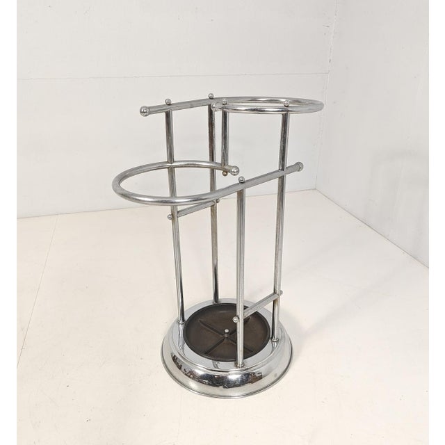 Bauhaus Art Deco Umbrella Stand, France, 1920s For Sale - Image 3 of 12