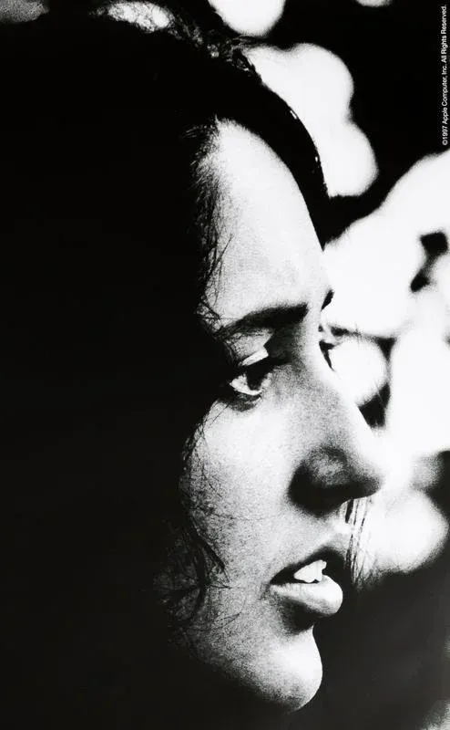 Apple Joan Baez Poster | Chairish