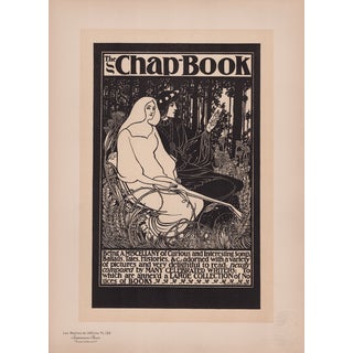 Will Bradley, The Chap Book from Les Maîtres de L'Affiche, 1898, Original Lithograph For Sale