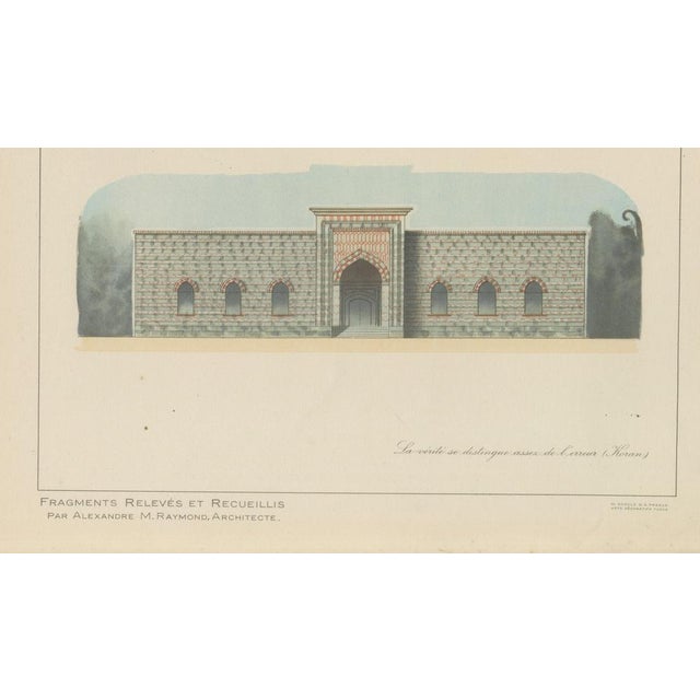 Paper Alexandre M. Raymond, Murad Ii Madrasa Portal, Bursa 1924, Paper For Sale - Image 7 of 9
