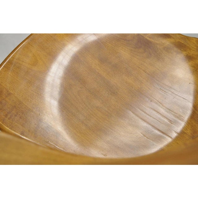 Late 20th Century Late 20th Century Ethan Allen Heirloom Nutmeg Maple Windsor Comb Back Dining Side Chair For Sale - Image 5 of 9