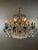Art Deco 21st Century Art Nouveau Style Black Modern Crystal Chandelier For Sale - Image 3 of 12