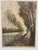 Brown 1970s Henri Jourdain Color Etching in Autumn, Signed For Sale - Image 8 of 12