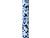 Ceramic Blue White Porcelain Floral Graphic Flute Shape Tube Display Art For Sale - Image 7 of 7
