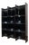 Vintage Space Age Bookcase in Black and Clear Acrylic Glass, 1970s For Sale