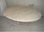 Italian Oval Carrara Marble Coffee Table, 1970s For Sale - Image 9 of 10