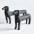 Abstract Connley Dogs, Set Of 2 For Sale - Image 3 of 3