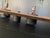 Vintage Scandinavian Surf Teak and Frosted Glass Ceiling Lamp in the style of Goffredo Reggiani, 1970s For Sale - Image 10 of 17