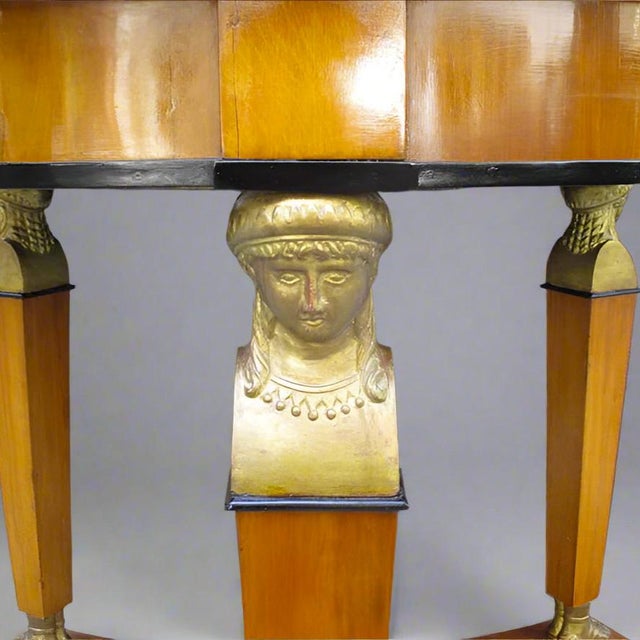Early 19th Century Fine Biedermeier Center Table For Sale In New York - Image 6 of 6