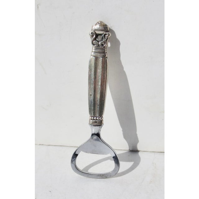 Mid-Century Modern Mid 20th Century Jensen Sterling Silver Bottle Openers Circa 60's - -Pair For Sale - Image 3 of 4