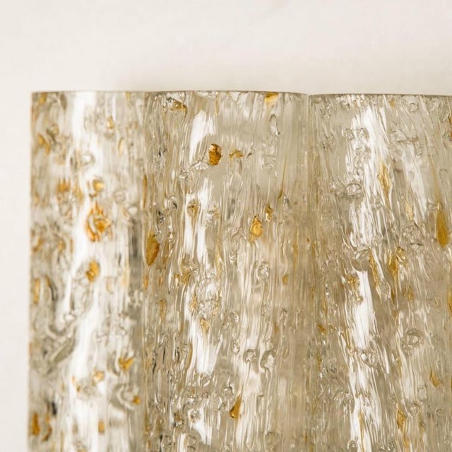 Speckled Tubes Wall Lights attributed to Doria Leuchten, 1960s, Set of 2 For Sale - Image 9 of 18