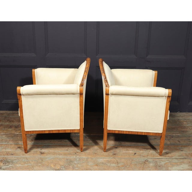 Set of French Art Deco Armchairs by Paul Follot, 1925 For Sale - Image 9 of 18