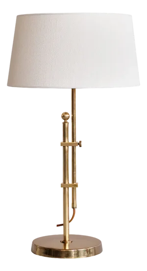B-131 Height Adjustable Table Lamp in Brass from Bergboms, Sweden, 1950s