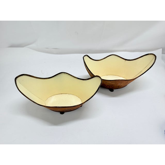 Pair of 19th Century, English Regency Period Papier-Mâché & Painted Cachepots with Classical Equestrian Battle Scenes An...