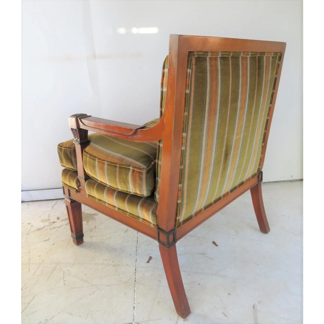 Louis XVI Style Fruitwood Fauteuils - a Pair For Sale - Image 4 of 7