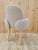 Dost Wood Base Accent Side Chair by Puik Newly Reupholstery in a Boucle For Sale - Image 4 of 7