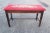 Wood 1920s Mahogany and Needlepoint Upholstered Bench Bench With Storage For Sale - Image 7 of 9