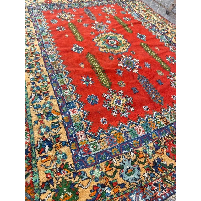 Vintage Moroccan Rabat Rug, 1950s For Sale - Image 11 of 15