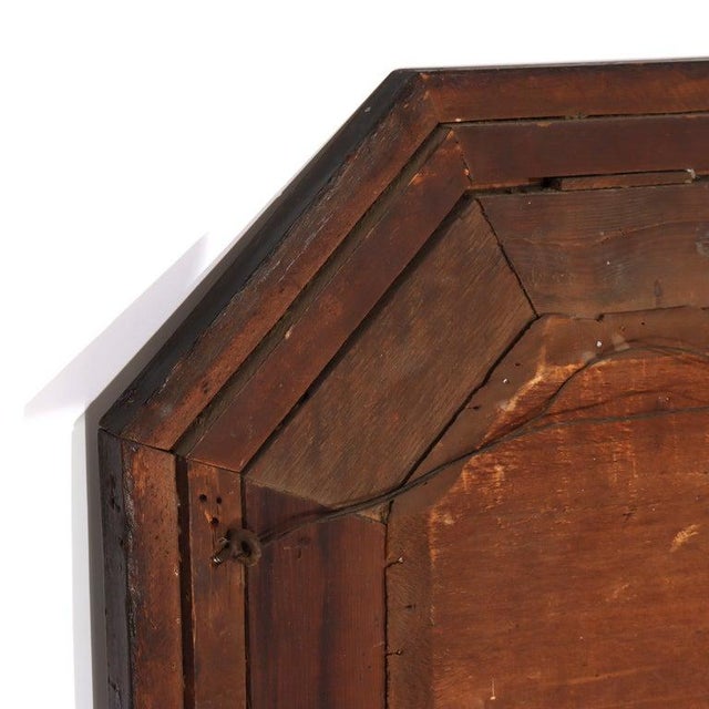 Large Antique Classical American Empire Flame Mahogany Mirror C1840 For Sale - Image 14 of 15