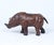 Mid-Century Cow Leather Rhino Sculpture, 1950 For Sale - Image 4 of 16