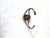 1970s Sterling Silver and Onyx Cuff Bracelet For Sale - Image 5 of 5