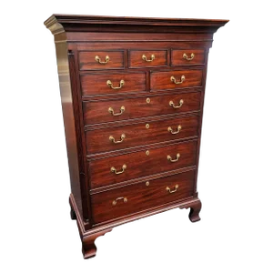 Henkel Harris New Market Mahogany 175/29 Chippendale High Chest