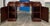 Wood Vintage 1940’s Mahogany Double Pedestal Sideboard For Sale - Image 7 of 12