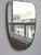 Mid-Century Modern Italian Wall Mirror with Brass Frame by Gio Ponti, 1960s For Sale - Image 12 of 12