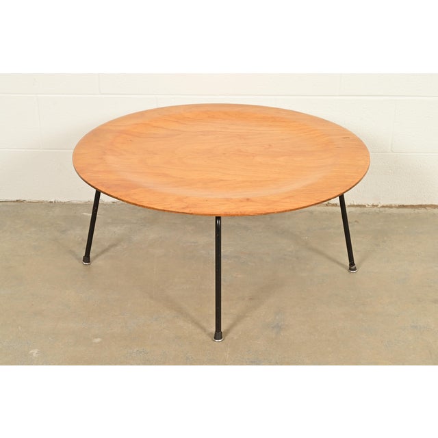 An iconic Mid-Century Modern CTM coffee table Designed by Charles Eames for Herman Miller Produced by Evans Products USA,...