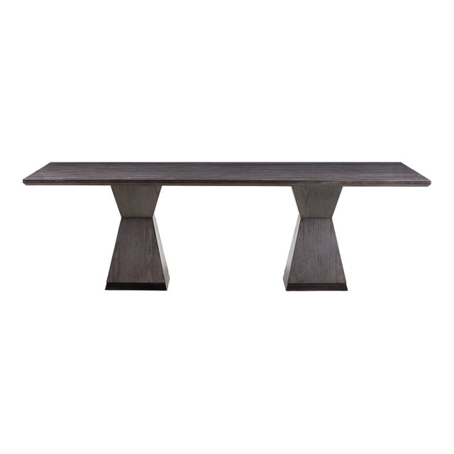 Nolan Black Wood Dining Table For Sale