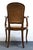 High End Vintage Country French Provincial Solid Cherry Dining Arm Chair For Sale In Kansas City - Image 6 of 9