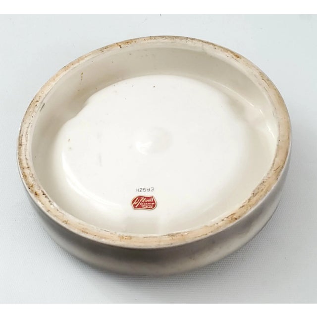 Light Gray Ashtray Catchall Trompe l'Oeil For Sale - Image 8 of 10