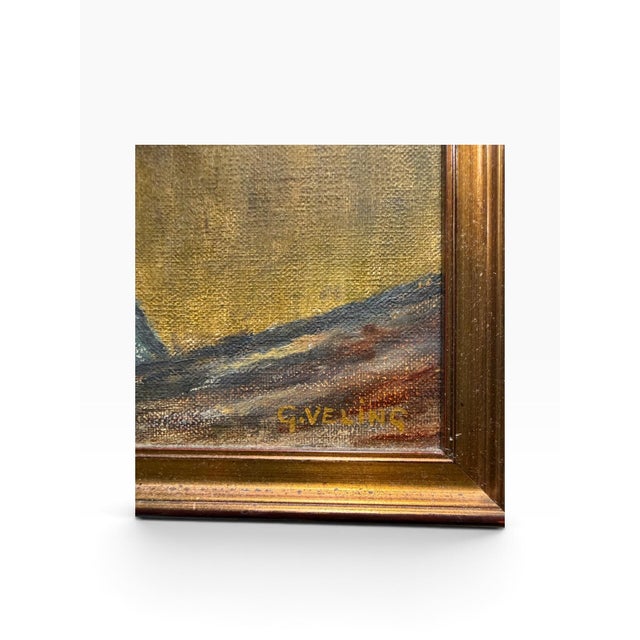 “The Corn Poppy” After Kees Van Dongen Framed Portrait Oil Painting For Sale - Image 4 of 9