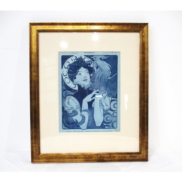 Alphonse Mucha Nouveau French Cocorico Magazine Cover For Sale - Image 10 of 10