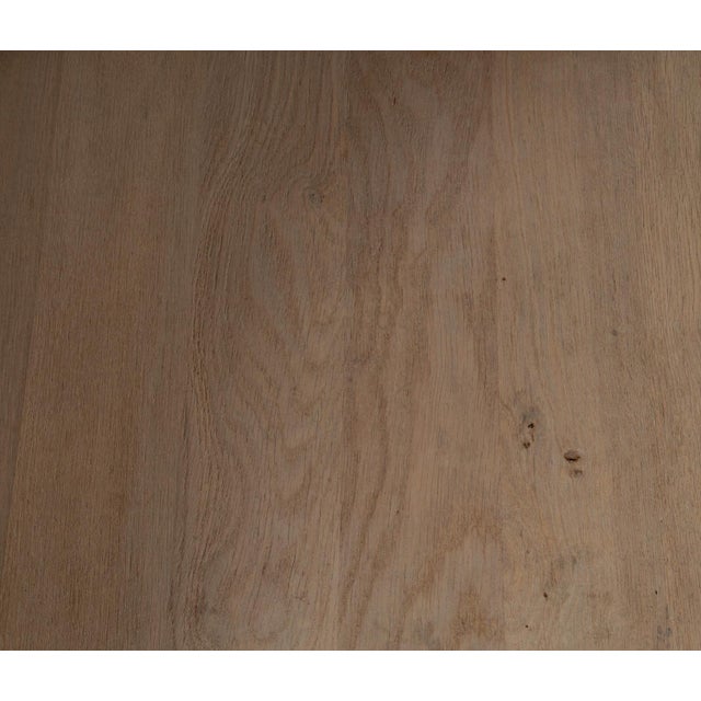 Brutalist Table in Oak Wood, 1963 For Sale - Image 12 of 18